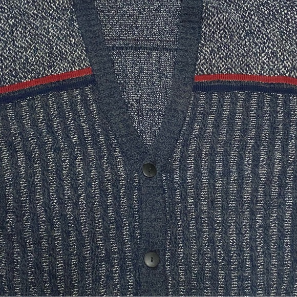 Vintage Micheal Gerald Knit Cardigan Mens Sweater M - Picture 4 of 9